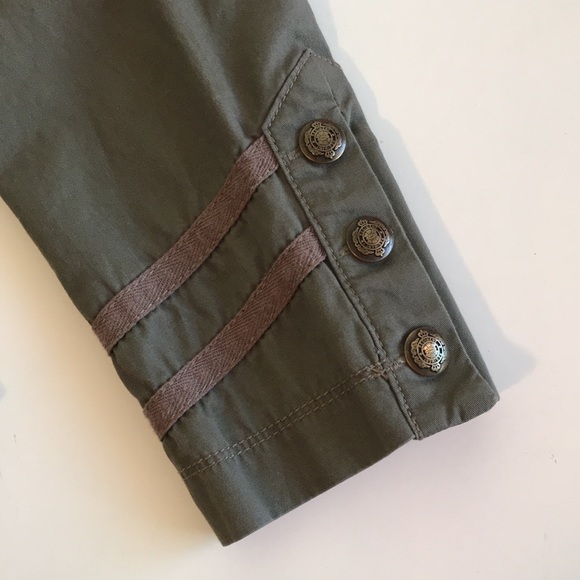 Apt. 9 Army green Cotton Blazer Size Small - Picture 7 of 12